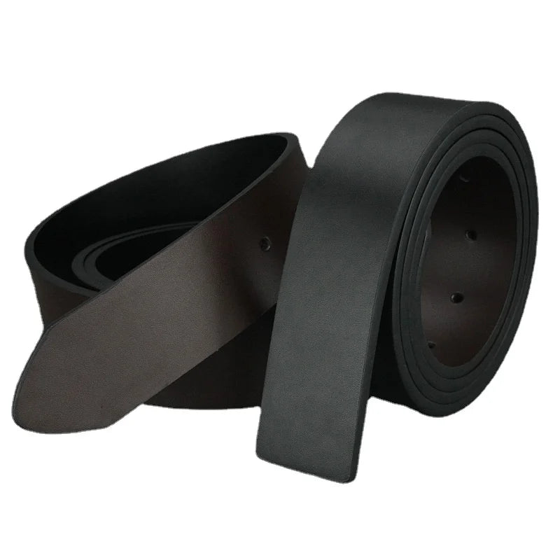 Men's Belt 3.8cm Wide Double Color Belt with Body Black Coffee