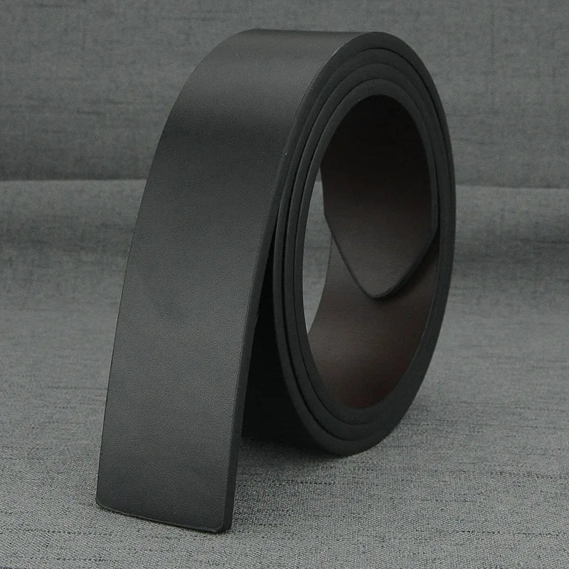 Men's Belt 3.8cm Wide Double Color Belt with Body Black Coffee