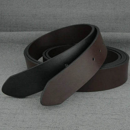 Men's Belt 3.8cm Wide Double Color Belt with Body Black Coffee