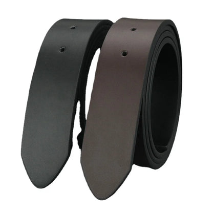 Men's Belt 3.8cm Wide Double Color Belt with Body Black Coffee