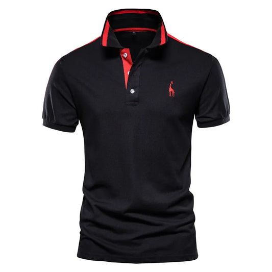 Men's Cotton Short Sleeve Polo Shirt