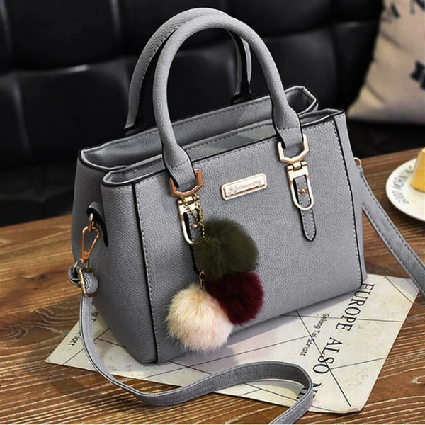 Woman Handbag Fashion Elegant All-Match Female Crossbody Bag PU Leather Office Lady Shoulder Bags