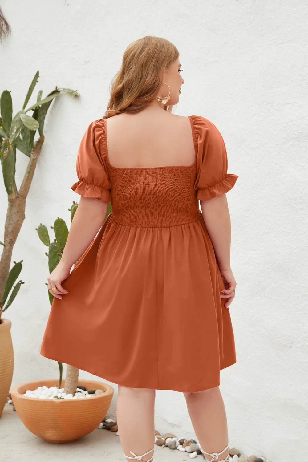 Plus Size Casual Summer Holiday Short Dress for Women