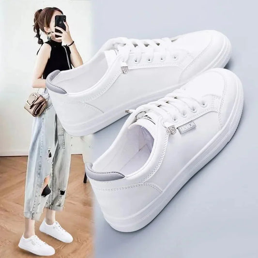 Women Sneakers Vulcanize Casual White Shoes
