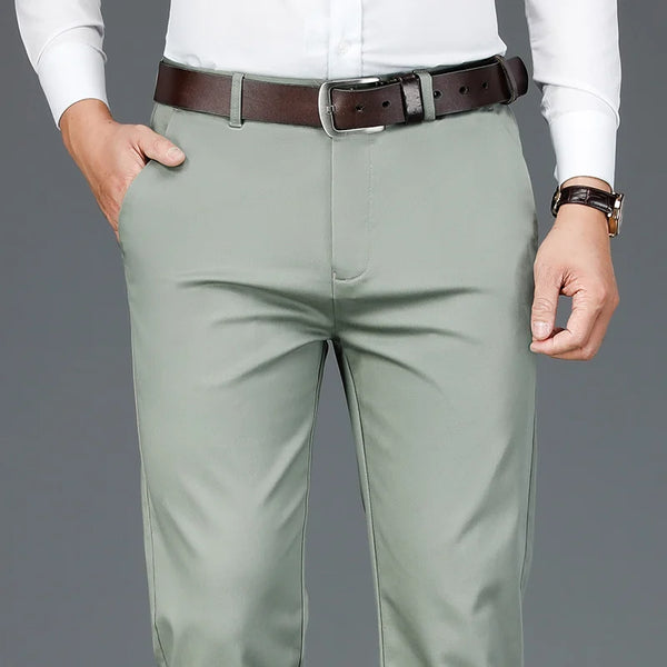 Men's Pants Classic Style Business Fashion Stretch Cotton